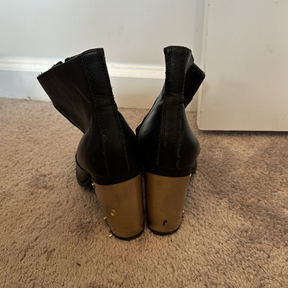 Leather booties - Picture 2 of 5